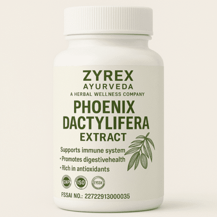Zyrex Ayurveda Phoenix dactylifera Extract Tablets Pack of 60 Tablets Pack