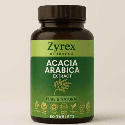 Zyrex Ayurveda Acacia arabica Extract Tablets Pack of 60 Tablets Pack