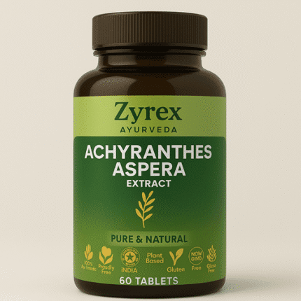 Zyrex Ayurveda Achyranthes Aspera Extract Tablets Pack of 60 Tablets Pack