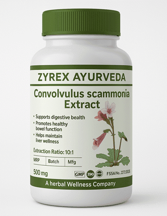 Zyrex Ayurveda Convolvulus Scammonia Extract Tablets Pack of 60 Tablets Pack