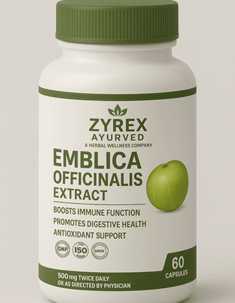 Zyrex Ayurveda Emblica Officinalis Extract Tablets Pack of 60 Tablets Pack