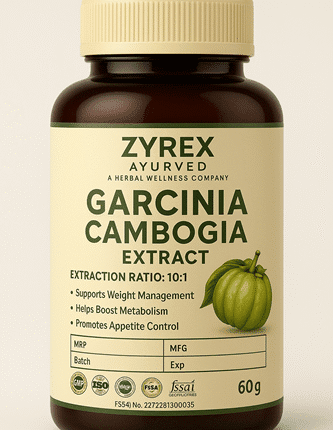 Zyrex Ayurveda Garcinia Cambogia Extract Tablets Pack of 60 Tablets Pack