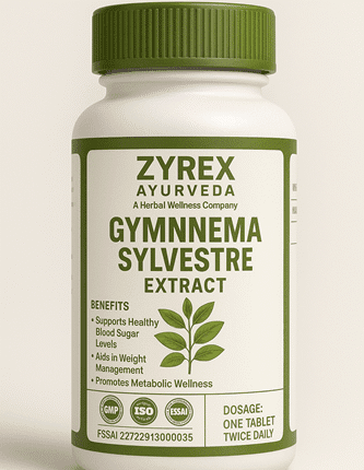 Zyrex Ayurveda Gymnema Sylvestre Extract Tablets Pack of 60 Tablets Pack