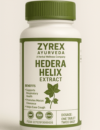 Zyrex Ayurveda Hedera Helix Extract Tablets Pack of 60 Tablets Pack