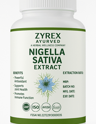Zyrex Ayurveda Nigella Sativa Extract Tablets Pack of 60 Tablets Pack
