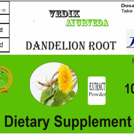 Vedik Ayurveda Dandelion roots Extract Powder Pack of 100 Gram