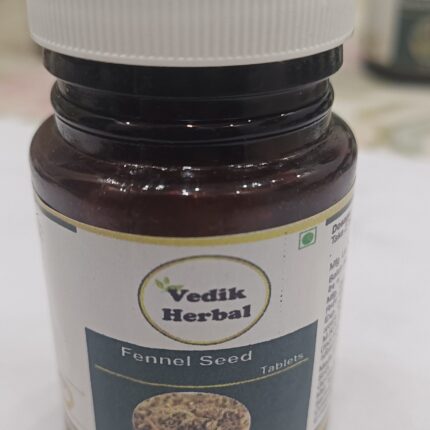 Vedik Herbal Fennel Seeds (Foeniculum vulgare) Extract Tablets Pack of 120 Tablets
