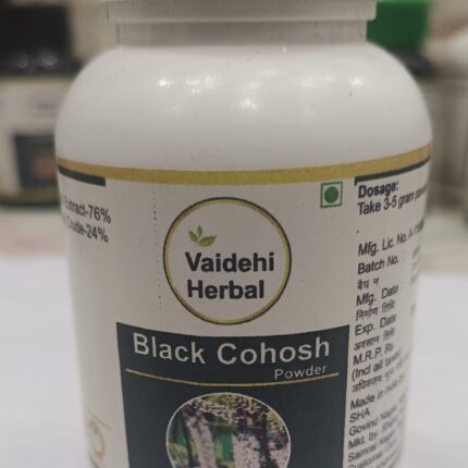 Vaidehi Herbal Black Cohosh Extract Powder Pack of 100 Gram