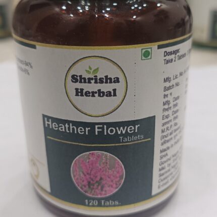 Shrisha Herbal Heather Flower Extract Tablets - 120 Tablets Pack
