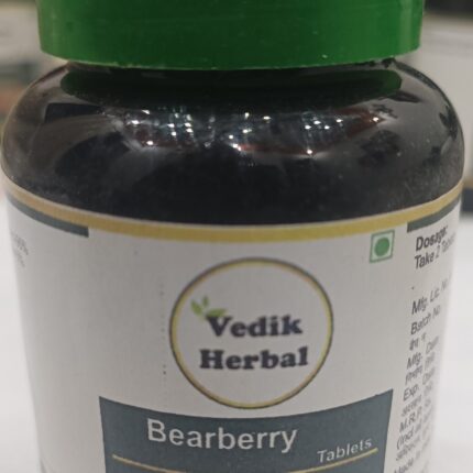 Vedik Bearberry / Arctostaphylos / Uva Ursi Extract Tablets - 120 Tablets Pack