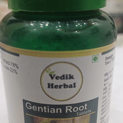 Vedik Herbal Gentian Root Extract Tablets - 60 Tablets Pack