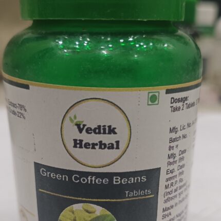 Vedik Herbal Green Coffee Beans Extract Tablets Pack of 120 Tablets