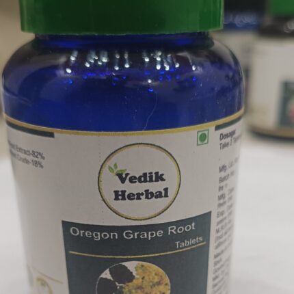 Vedik Herbal Oregon Grape Root Extract Tablets Pack of 60 Tablets