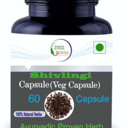 Zyrex Shivlingi Seed Powder, Sivalingi Bij, Shivling beej, Shivlangi seeds, Shivalinga Capsules Pack of 60 Capsules