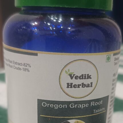 Vedik Herbal Oregon Grape Root Extract Tablets Pack of 120 Tablets