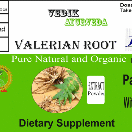 Vedik Ayurveda Valerian Root Extract Powder Pack of 100 Gram