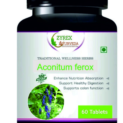 Zyrex Aconitum ferox(Bach Nag) Extract Tablet Pack Of 60 Tablets