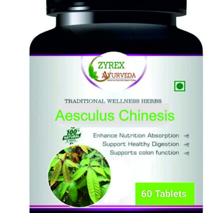 Zyrex Aesculus Chinesis(Horse Chest Nut) Extract Tablet Pack Of 60 Tablets