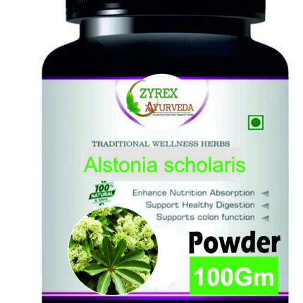 Zyrex Alstonia scholaris(Saptrangi) Extract Powder Pack Of 100 Gram Powder