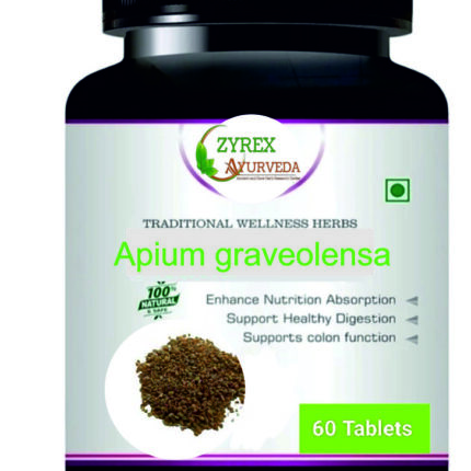 Zyrex Apium graveolens(Ajmoda) Extract Tablet Pack Of 60 Tablets