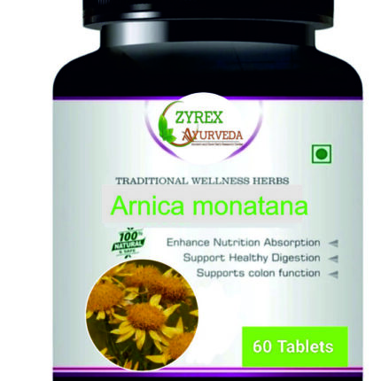 Zyrex Arnica monatana Extract Tablet Pack Of 60 Tablets