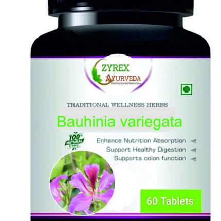 Zyrex Bauhinia variegata(kachanar) Extract Tablet Pack Of 60 Tablets