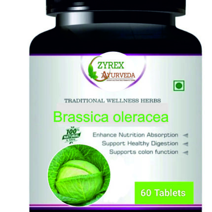 Zyrerx Brassica oleracea(Broccoli) Extract Tablet Pack Of 60 Tablets