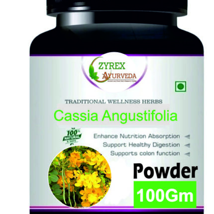 Zyrex Cassia angustifolia(Senna leaf) Extract Powder Pack Of 100 Gram Powder