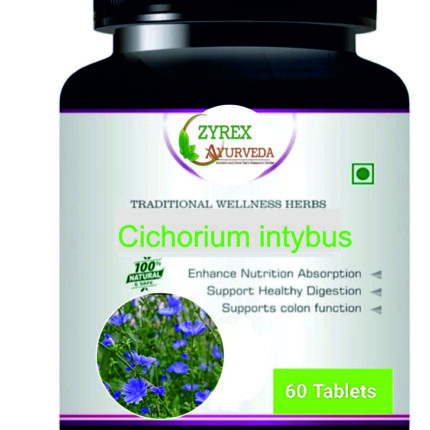 Zyrex Cichorium intybus(Chicory) Extract Tablet Pack Of 60 Tablets