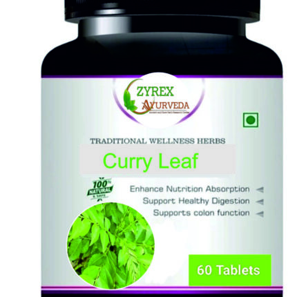 Zyrex Curry Leaf(Meetha Neem) Extract Tablet Pack Of 60 Tablets