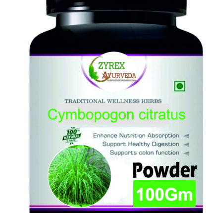 Zyrex Cymbopogon citratus(Lemon Grass) Extract Powder Pack Of 100 Gram Powder