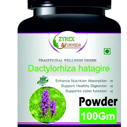 Zyrex Dactylorhiza hatagirea(Salam Panja) Extract Powder Pack Of 100 Gram Powder