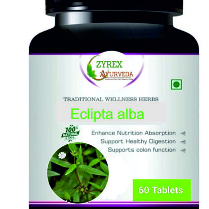 Zyrex Eclipta alba(Bhringaraj) Extract Tablet Pack Of 60 Tablets
