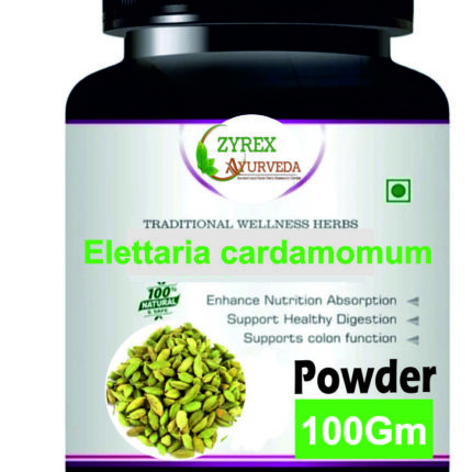Zyrex Elettaria cardamomum  Powder Pack Of 100 Gram Powder