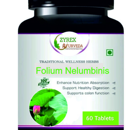 Zyrex Folium Nelumubinis(Lotus Leaf) Extract Tablet Pack Of 60 Tablest