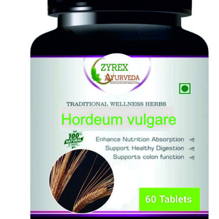 Zyrex Hordeum vulgare(Barley Grass) Extract Tablet Pack Of 60 Tablets