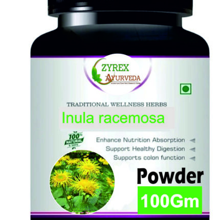 Zyrex inula racemosa(Pushkarmool) Extract Powder Pack Of 100 Gram Powder