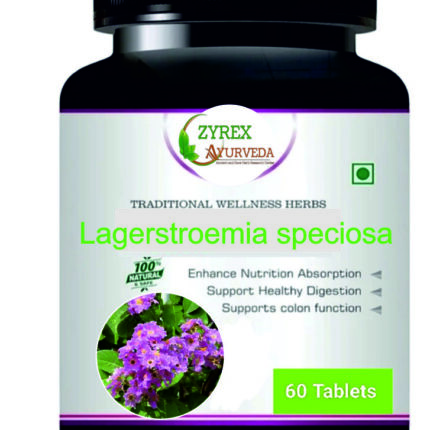 Zyrex Lagerstroemia speciosa(Banaba) Extract Tablet Pack Of 60 Tablets