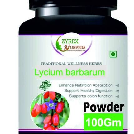 Zyrex Lycium barbarum(Goji Berry) Extract Powder Pack Of 100 Gram Powder