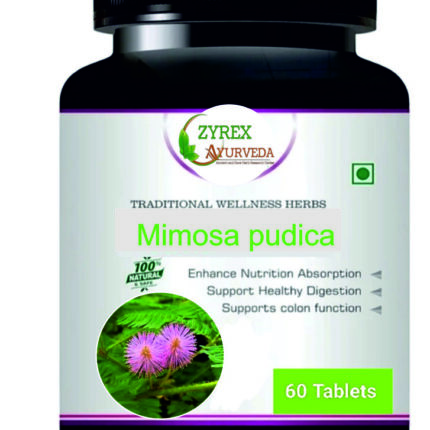 Zyrex Mimosa pudica(Lajwanti) Extract Tablet Pack Of 60 Tablets