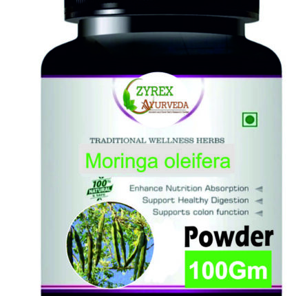 Zyrex Moringa oleifera(Moringa) Extract Powder Pack Of 100 Gram Powder