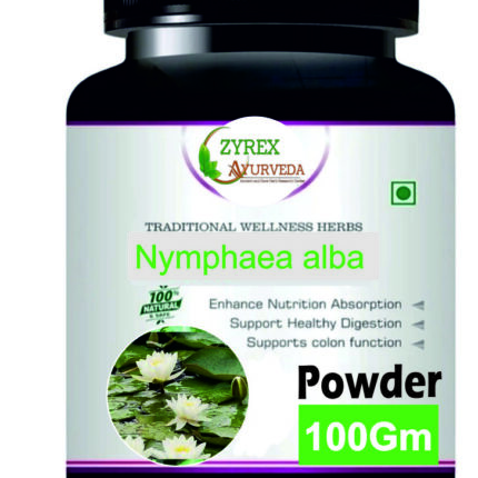 Zyrex Nymphaea alba(Nilophar) Extract Powder Pack Of 100 Gram Powder