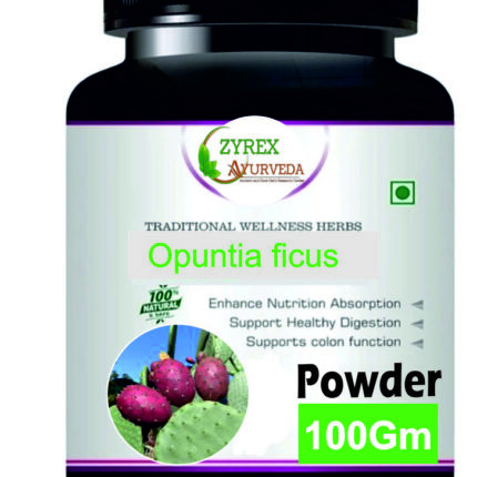 Zyrex Opuntia ficus-indica(Nopal Cactus ) Extract Powder Pack Of 100 Gram Powder