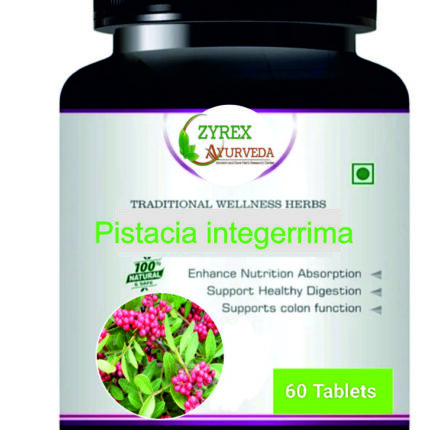 Zyrex Pistacia integerrima(Kakar Singhi) Extract Tablet Pack Of 60 Tablets