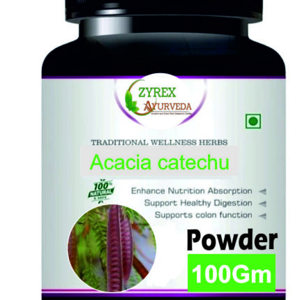 Zyrex Acacia catechu Extract Powder Pack Of 100 Gram Powder
