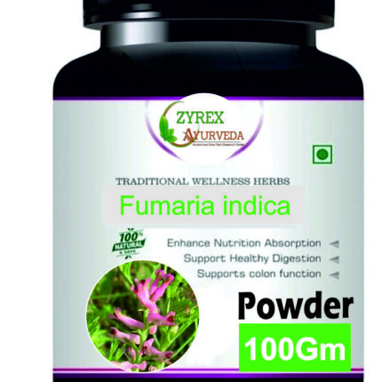 Zyrex fumaria indica(Pitpapda) Extract Powder Pack Of 100 Gram Powder