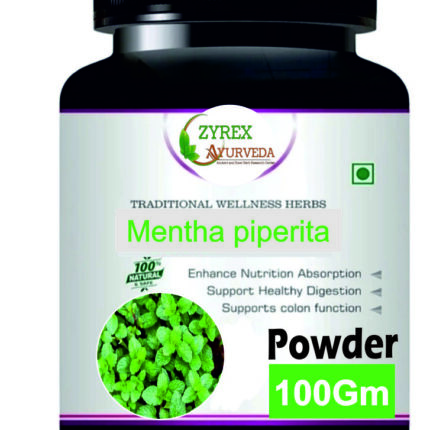 Zyrex Mentha piperita(Peppermint) Extract Powder Pack Of 100 Gram Powder