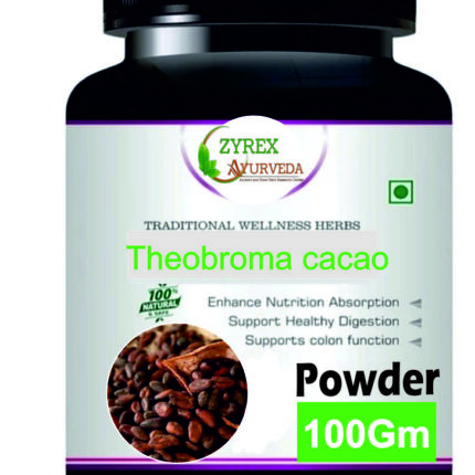 Zyrex Theobroma(Cocoa Beans) Extract Powder Pack Of 100 Gram  Powder
