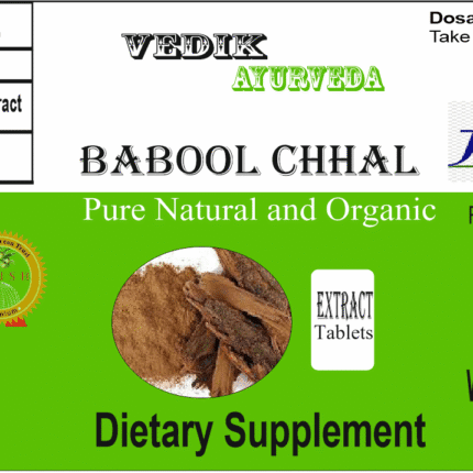 Vedik Ayurveda Babool Chhal Extract Tablets Pack of 60 Tablets