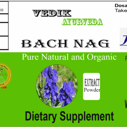 Vedik Ayurveda Bachnag Extract Powder Pack of 100 Gram